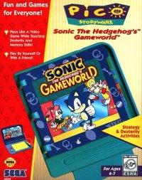 Sonic the Hedgehog's Gameworld Sega Pico  box art